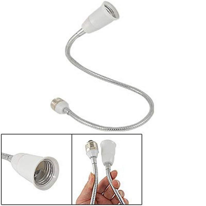 Superdream E27 to E27 Light Lamp Bulb Flexible Gooseneck Extension Adaptor Converter (19in 2Pack) - Image 2